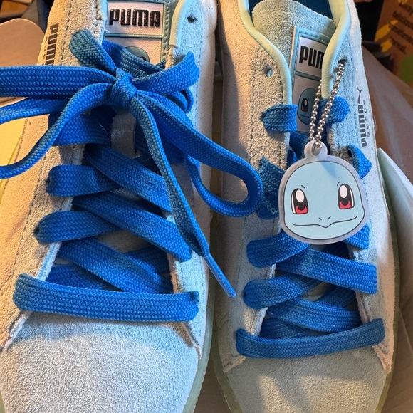 Pokemon Suede squirtle tennis shoes. Teen boys size 7. Women size 8.5. New! - Picture 4 of 5